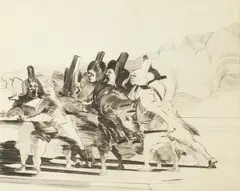 Figures by Claude Weisbuch, Etching, offered Apr 2017