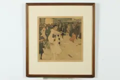 Mi-Careme by Tavik Frantisek, Color etching, sold Apr 2017