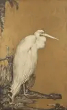 Willem van den Berg, Egret, Lithograph