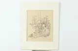Alfred Kubin, Ritter Roland ( Song of Roland), Lithograph