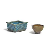 Wilhelm Kåge, Bowl and Square Vessel
