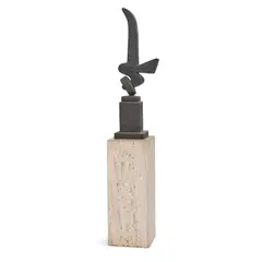 Sorel Etrog, Sunbird III (Fenice), bronze, marble base