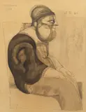 Untitled (De los diarios de Cuevas) by Jose Luis Cuevas, sold Mar 2023