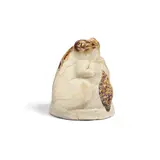 Francisco Toledo, El Sapo, glazed and incised ceramic, incised 'Toledo' on underside