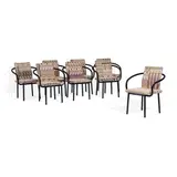 Set of Eight Mandarin Chairs by Ettore Sottsass, for Knoll International, from the Pan Am Building, New York, enameled steel, upholstery, with Knoll tags on the undersid, sold Mar 2023