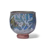 Bowl by Peter Voulkos, glazed stoneware, incised 'Voulkos' on underside, sold Mar 2023