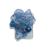 Richard Jolley, Fish Wall Relief, glass and enamel