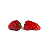 Flora C. Mace and Joey Kirkpatrick, Two Strawberries, blown glass