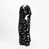 Marimekko Quilted Cotton Coat, retailed by Design Research, nylon lining, button closures, size small.