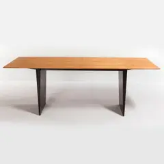 for Dunbar Model 5461 Extension Dining Table by Edward Wormley, 1960, tawi and stained mahogany, sold Oct 2022