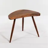 Wepman Table by George Nakashima, 1960, walnut, sold Oct 2022