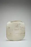 Val Barry, Vase "Paysage", à bord découpé, 1975