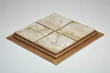 Francine Del Pierre, Panneau carré, quatre carreaux