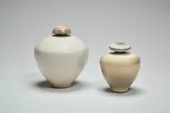 Jean Girel, Deux vases couverts, 1985