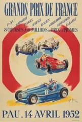 GRANDS PRIX DE FRANCE . PAU. 1952. by Jean des Gachons, sold Jun 2022