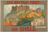 Charles Fouqueray, SEE BRITAIN FIRST ON SHELL, HARLECH CASTLE, WALES
