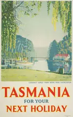 Max Angus, TASMANIA, for your Holidays. Cataract gorge from Royal park Launceston
