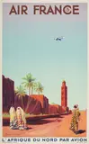 Guiraud Riviere, AIR FRANCE, l'Afrique du Nord par avion.