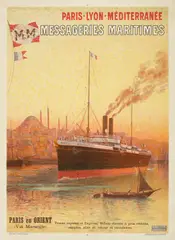 Eugène d'Argence, MESSAGERIES MARITIMES, Paris en Orient. PLM