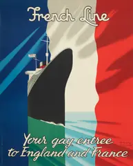 Paul Colin, FRENCH LINE, Your Gay entree to England and France