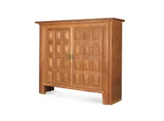Buffet by Jacques Adnet, An oak cabinet by Jacques Adnet designed circa 1940, sold Dec 2022