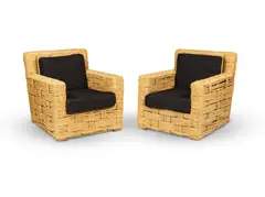 Adrien Audoux & Freda Minet, Paire de fauteuils