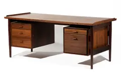 Arne Vodder, Bureau "Président", A rosewood "Président" desk by Arne Vodder for Sibast designed circa 1960