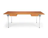 Bureau mod. AT 325 by Hans J. Wegner, An oak and chromed metal mod, offered Dec 2022