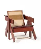 Rodrigo Almeida, Prototype du fauteuil «Constructivist», A unique prototype of the "Constructivist" armchair in Imbui wood and cane by Rodrigo Almeida of 2015