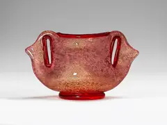 Vase à anses by Ercole Barovier, A glass and gold powder vase by Ercole Barovier for Barovier & Toso circa 1950, offered Dec 2022