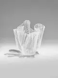 Vase «a fazzoletto a canne di reticello» et «zanfrico lattimo», mod. 3924 by Fulvio Bianconi, offered Dec 2022