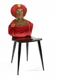 Chaise «Moro» by Piero Fornasetti, sold Dec 2022