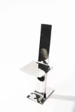 Pol Quadens, Chaise «Japan», A polished stainless steel "Japan" chair by Pol Quadens designed in 2020