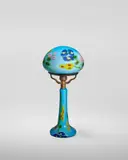 Fratelli Toso, Floreali Table Lamp, glass applied with polychrome murrines