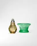 Carlo Scarpa, Scent Bottle, for Venini, blown glass internally decorated with trapped bubbles, paper label 'PROFUMERIA ANTHEA' and acid stamp 'venini murano'