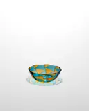 Ercole Barovier, Intarsio Bowl, for Barovier & Toso, fused glass tesserae, engraved 'barovier & toso murano'