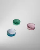 Three Bowls by Paolo Venini, for Venini, cased glass, circular acid stamp to two examples 'venini murano ITALY' and each with foil label 'VENINI S, sold Jun 2022