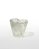 Flavio Poli, Cristallo Incrociato Vase, for Seguso Vetri d'Arte, blown glass