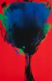 Otto Piene, Addis Abeba, 1972, Farbserigrafie auf Karton