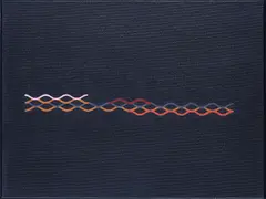 Ohne Titel by Diango Hernández, 2018, Acryl auf Leinwand, sold Sep 2022