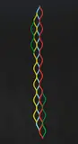 Diango Hernández, Ohne Titel (Wave Painting), 2018, Acryl auf Leinwand