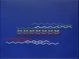 Diango Hernández, Ohne Titel, 2018, Acryl auf Leinwand