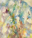 "Heuschreck-Migof" by Bernard Schultze, 1995, Öl auf Leinwand, sold Jun 2022
