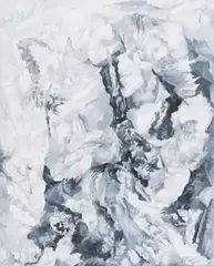 Bernard Schultze, "Berstend in Stürmen", 1990, Öl auf Leinwand