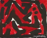 A. R. Penck, Ohne Titel, Acryl auf Leinwand
