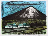 Bernard Buffet, Le Fuji et les rizières (Aus: Le Voyage au Japon)