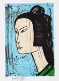 Bernard Buffet, Japonaise de trois-quarts (Aus: Le Voyage au Japon)