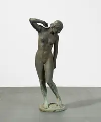 Hanns Anker, Frauenakt, Bronze, graubraun patiniert