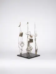 Brigitte und Martin Matschinsky-Denninghoff, ohne Titel, 1996, Messing und Zinn auf Schiefer