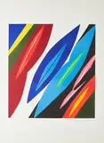 Ernst Wilhelm Nay, Farblitho 1968 - 2 (NOR), 1968, Farblithografie auf BFK RIVES (Wasserzeichen)